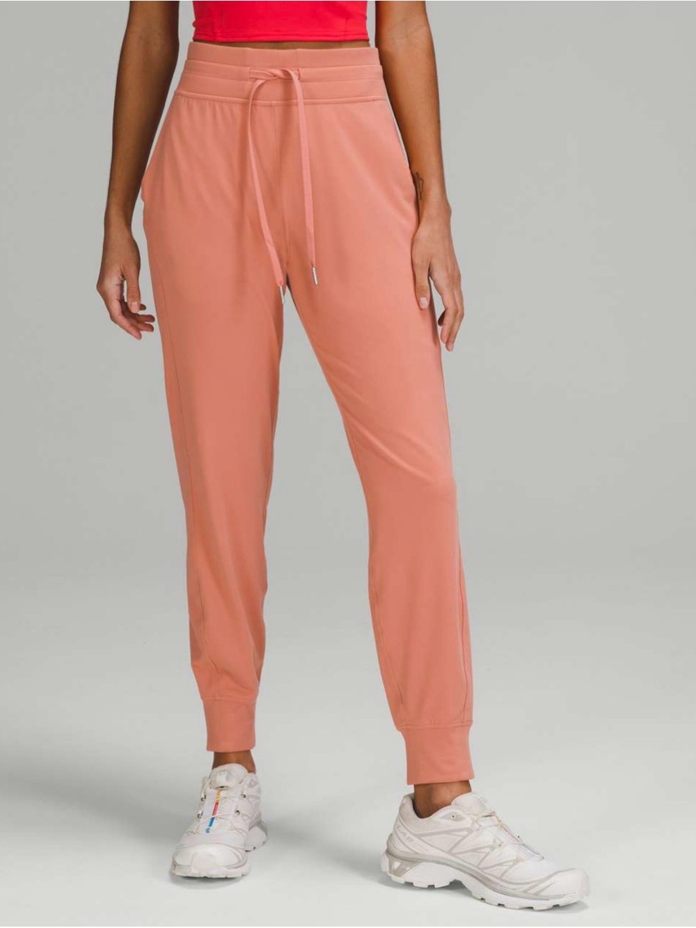 Lululemon Ready to Rulu High Rise Jogger in Pink Savannah Soft Comfy Loungewear